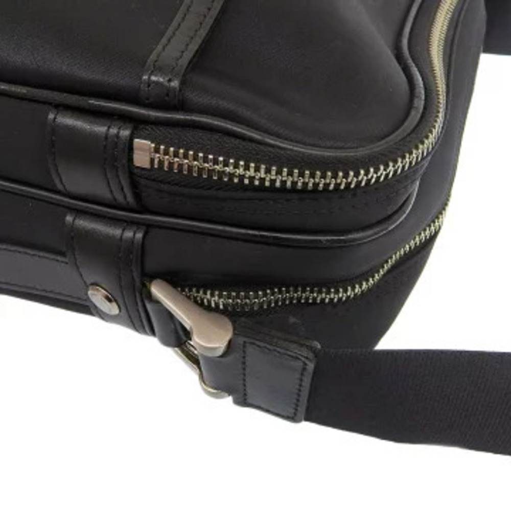 Burberry Double Zipper Shoulder Bag Black - Picture 6 of 9